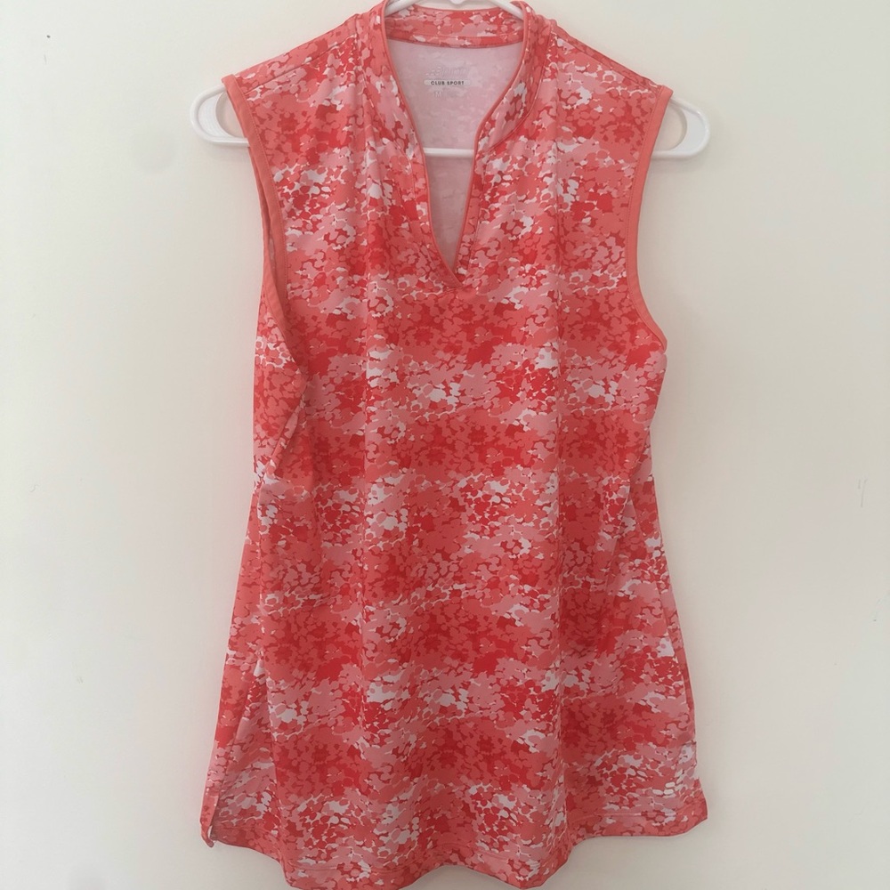 BCG Pink Camouflage Golf Tank Top